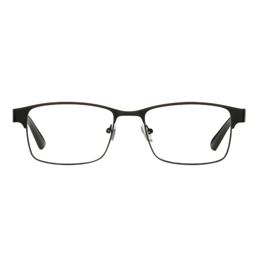 3 Pack M+ Readers‎ Ash MBLK Matte Black Rectangular Reading Glasses +1.00 UV NEW
